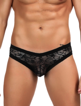 Sexy Black Lace Panty For Men