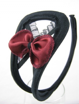 Red Bow C String for Woman