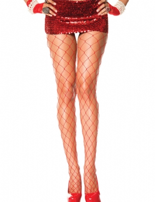 Red High Elasticity Box Package Fence Net Pantyhose
