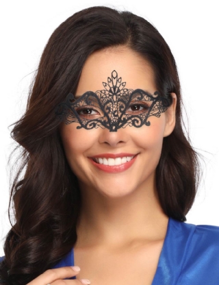 Enchanting Black Lace Eye Mask