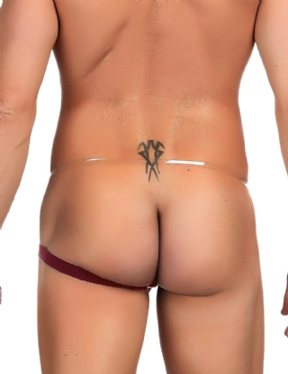 Mens Synthetic Leather Sexy Panties