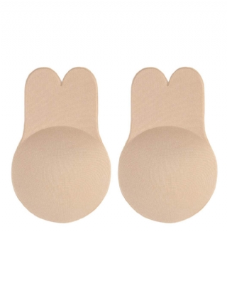 Strapless Women Rabbit Ear Breast Lift Up Invisible Self Adhesive Nipple Covers