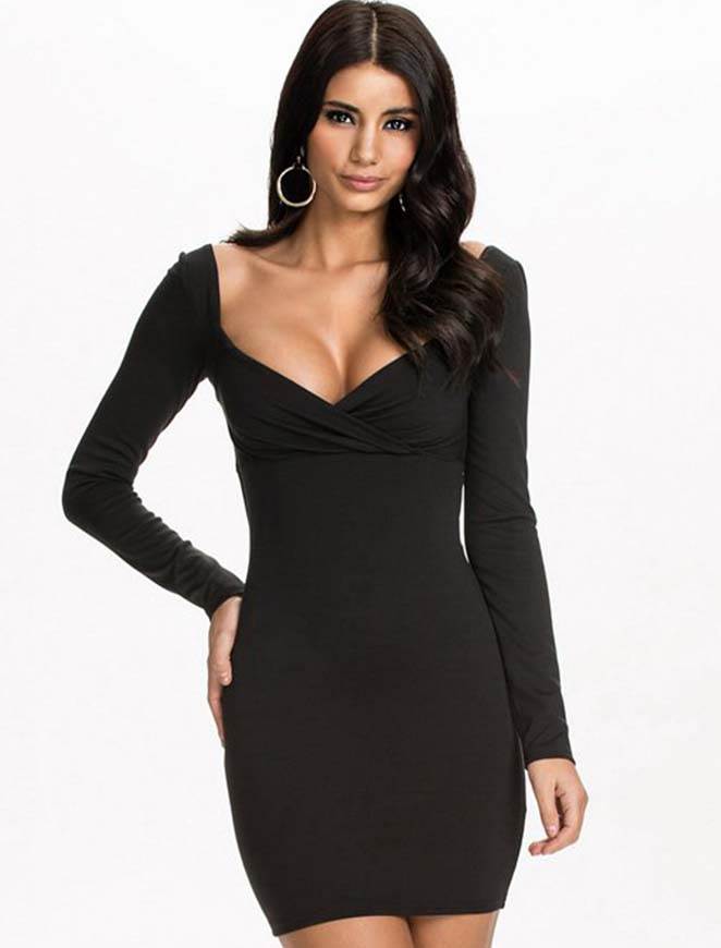Twist Back Sleeve Dress